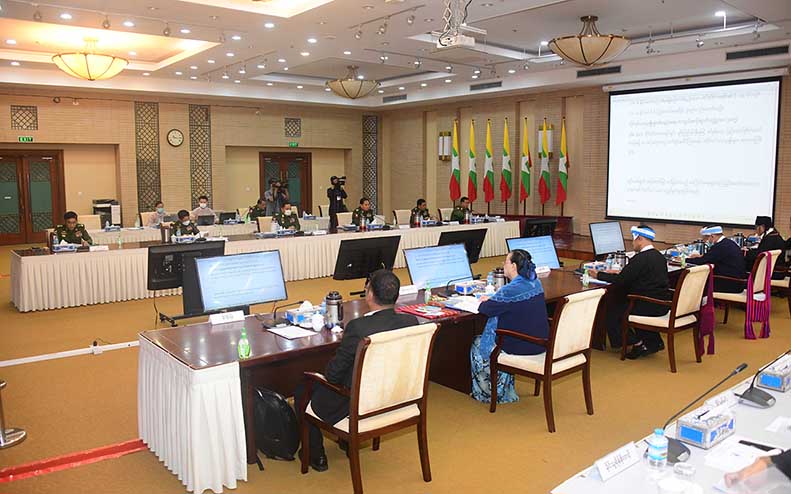 Third Day Meeting Of State Peace Talks Team Continues In Nay Pyi Taw