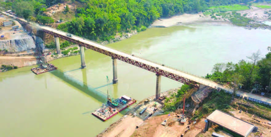 Foundation work of Thanlwin Bridge (Takaw) in Kunhing completed ...