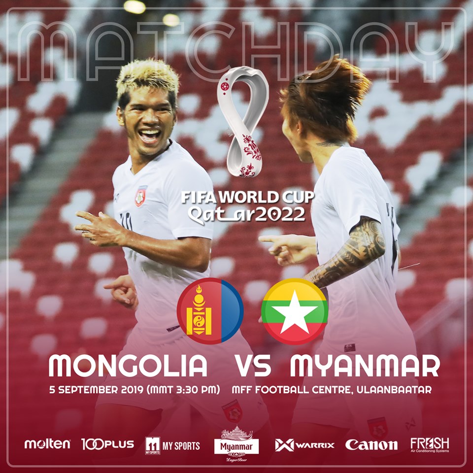 Mongolia Myanmar football match to be broadcast live on Mycujoo