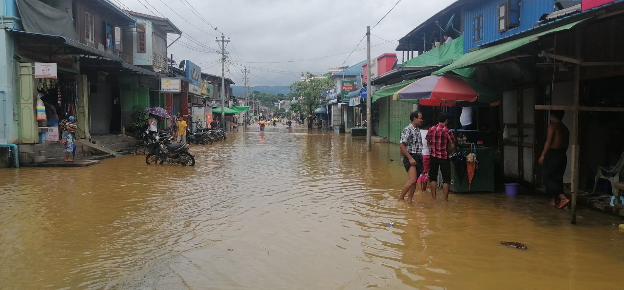 Some residential areas in Phakant Twsp inundated by floods | Myanmar ...